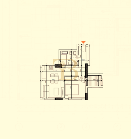 Tirane, shitet apartament 1+1+Ballkon Kati 5, 59 m² 147.000 € (Rruga Sulejman Delvina)