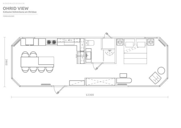 Gjirokaster, shitet apartament 3+1+Ballkon Kati 1, 48 m² 200.000 € 