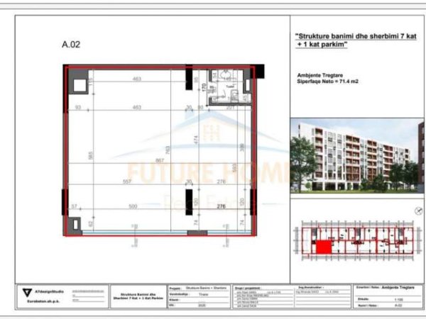 shitet lokal Kati 0, 71 m² 178.500 Euro (Laprake)