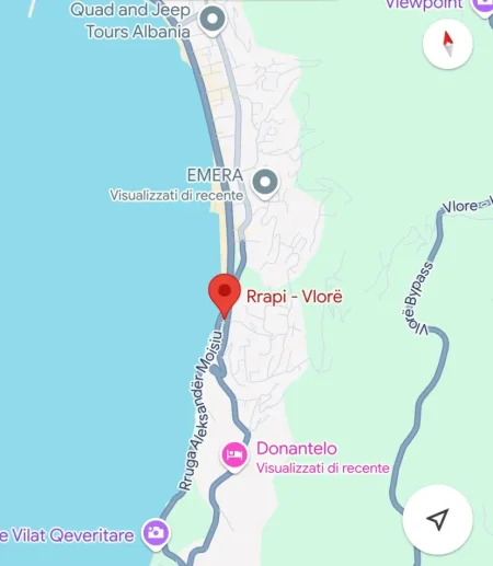 Vlore, jepet me qera apartament 1+1+Ballkon Kati 4, 65 m² 400 € (Vlore)