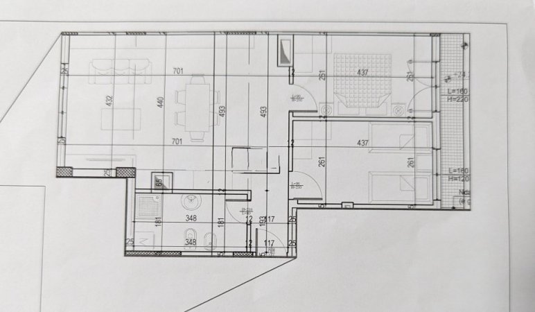 Tirane, shitet apartament 2+1+Aneks+Ballkon Kati 6, 89 m² 155.000 € (shkolla e kuqe , pazari i ri)