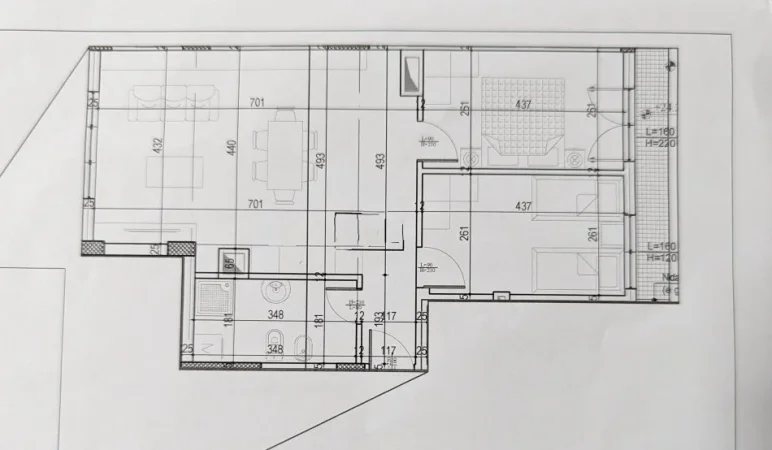 Tirane, shitet apartament 2+1+Aneks+Ballkon Kati 6, 89 m² 155.000 € (shkolla e kuqe , pazari i ri)