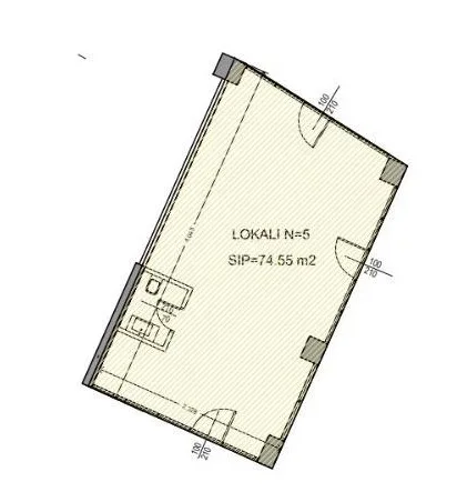 Tirane, shitet ambjent biznesi Kati 0, 75 m² 450.000 € (yzberisht)