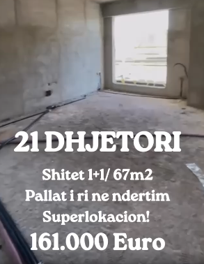 Tirane, shitet apartament 1+1 , 67 m² 161.000 € (Hotel Mondial)