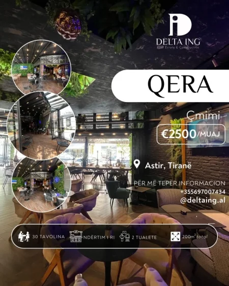 Tirane, jepet me qera lokal Kati 0, 200 m² 2.500 € (Astir)