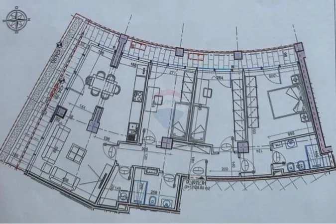 Tirane, shitet apartament 3+1 Kati 7, 161 m² 650.000 € (EKSKLUZIVE! APARTAMENT 3+1+2+PARKIM TE LAKE VIEW)