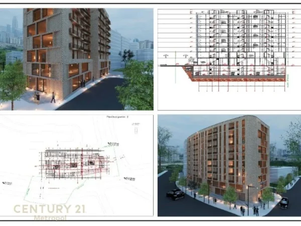 APARTAMENT 2+1 NE SHITJE, PRANE MANGALEMIT!Metropol100642