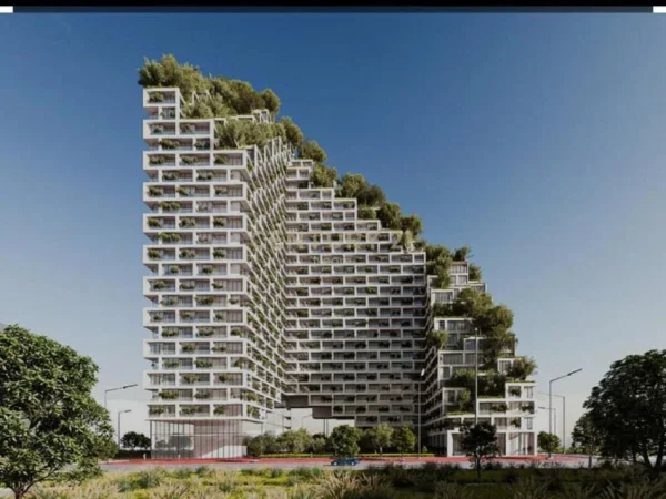 Tirane, shes apartament 1+1 Kati 17, 76 m² (Rruga "Dritan Hoxha" Tirana, Albania)