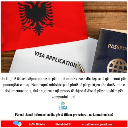 Tirane, Shërbime për t'ju siguruar asistencën e duhur në projektin tuaj në lidhje me punësimin e punëtoreve të huaj në Shqipëri