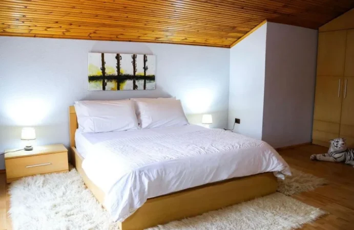 Tirane, jepet me qera apartament duplex 2+1+Ballkon Kati 2, 100 m² 550 € (Rruga Ferit xhajko , prane ish restorant durrsi)
