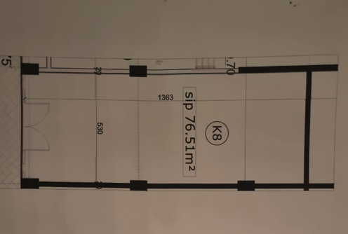 Tirane, shes dyqan Kati 0, 76 m² 129.000 € (Yzberisht)