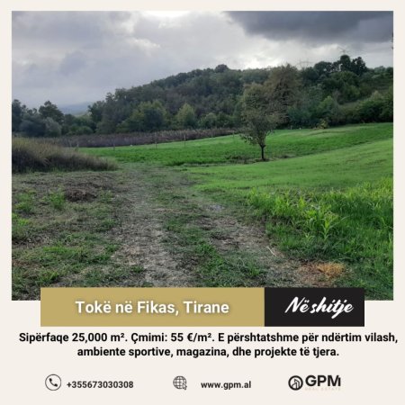Tirane, shitet truall , 25.000 m² (Fikas)