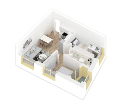 Tirane, shes apartament 2+1+Ballkon Kati 5, 65 m² 91.000 € (Rruga Pasho Hysa ,Ali Demi)