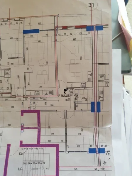 Tirane, shitet apartament 2+1+Ballkon Kati 7, 97 m² 185.000 € (RRUGA E DIBRES)