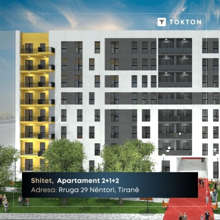 Tirane, shitet apartament 2+1 Kati 7, 95 m² 117.000 € (Tirana Entry 2, Rruga 29 Nentori, Tiranë) TT 1222