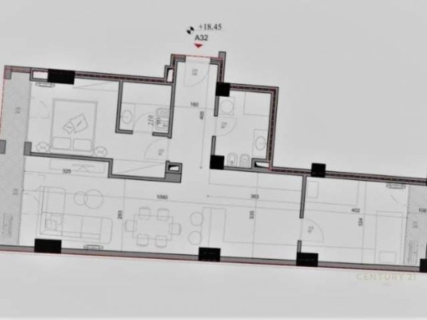 Tirane, shitet apartament 2+1+BLK Kati 5, 116 m² 150.500 Euro (Riza Cerova)