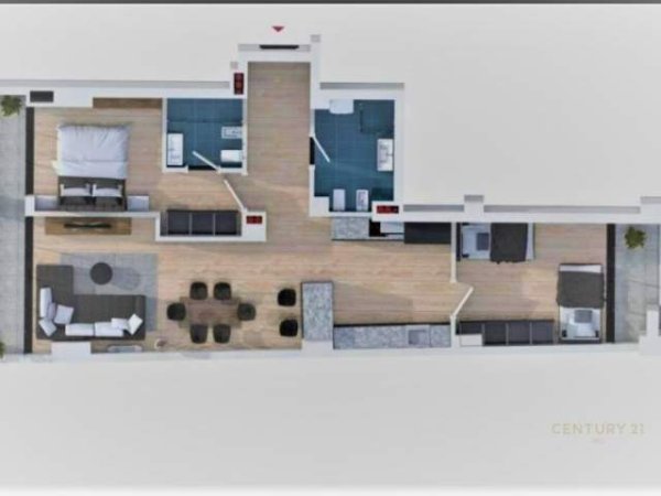 Tirane, shitet apartament 2+1+BLK Kati 5, 116 m² 150.500 Euro (Riza Cerova)