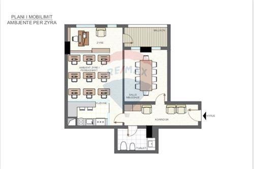 Tirane, jepet me qera ambjent biznesi Kati 9, 75 m² 450 Euro (Rr, Kavajes, Square 21.)