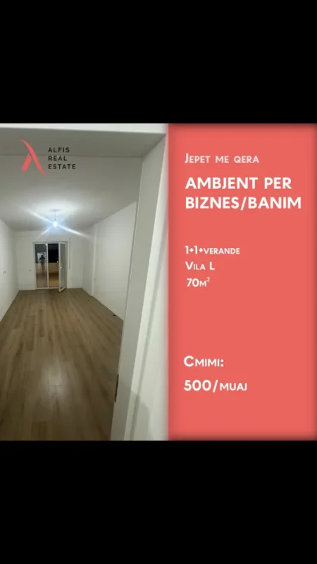 Tirane, jepet me qera apartament 1+1+Ballkon Kati 1, 95 m² 500 € (Teodor keko)