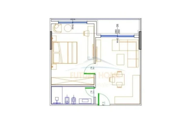 Kavaje, shitet apartament 1+1 Kati 2, 67 m² 80.280 € (Golem, Kompleksi Liburna)