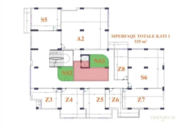 Tirane, jap me qera ambjent biznesi , 588 m² 6.500 € (Prane Kompleksit Delijorgji, Rruga e Kavajës)