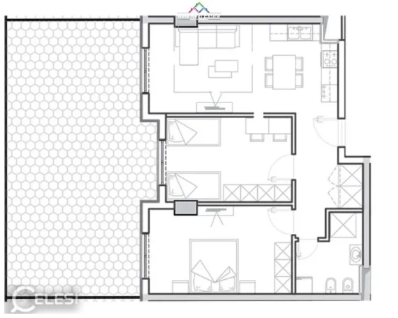 Tirane, jepet me qera zyre Kati 0, 370 m² 1.800 € (univers city)