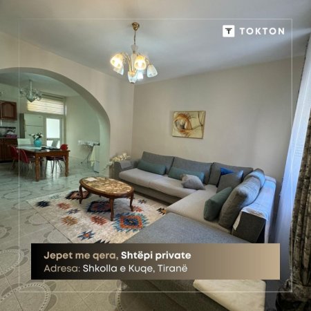 Tirane, jepet me qera apartament 2+1 Kati 0, 120 m² 750 € (Shkolla e Kuqe, Tirane) TT 1374