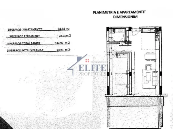 Dhermi - Palase, shitet apartament 1+1+Ballkon Kati 3, 461.393 € (Green Coast)