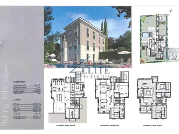 Tirane, shitet apartament 3 Katshe , 943 m² 1.535.161 € (Rolling Hill Liqeni)