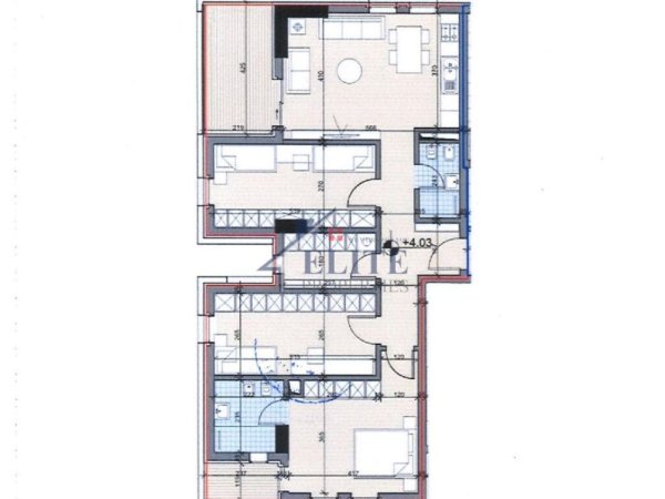 Tirane, shitet apartament 3+1+Ballkon Kati 1, 142 m² 134.625 € (Univers City)