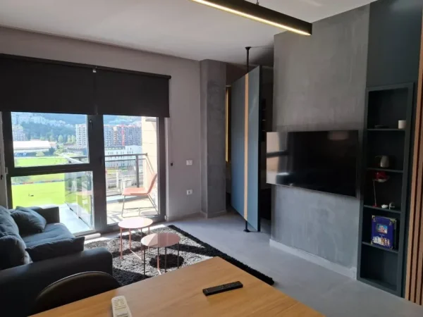 Tirane, jepet me qera apartament 1+1+Ballkon Kati 9, 60 m² 750 € (rruga e kosovareve)