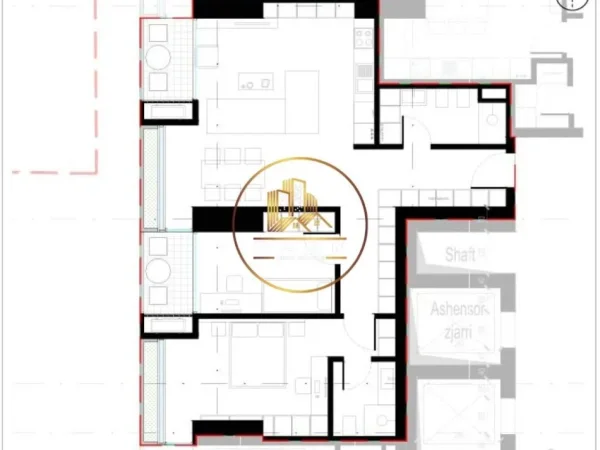 Apartament 2+1+2 për Shitje tek Rezidenca Lion 2!