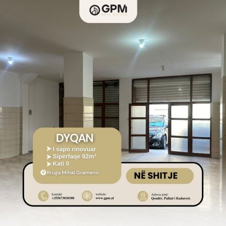 Tirane, shitet dyqan Kati 0, 92 m² (Rruga Mihal Grameno)