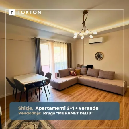 Tirane, shitet apartament+verande | Penthouse 2+1+Ballkon Kati 7, 75 m² 110.000 € (muhamet deliu)