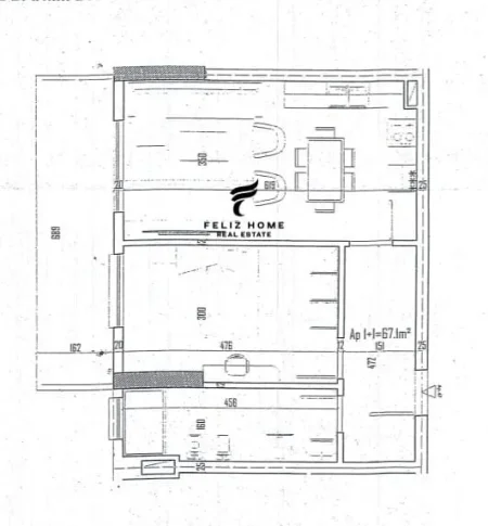 Tirane, shitet apartament 1+1+Ballkon Kati 7, 67 m² 57.000 € (KAMEZ)