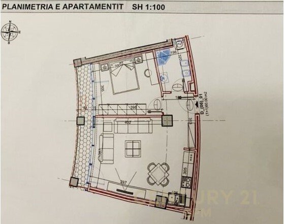Tirane, shes apartament 1+1+POST PARKIMI+Ballkon , 70 m² 260.000 € (Rezidenca Lake View, Liqeni i Tiranës)