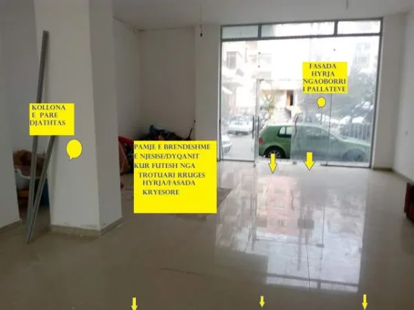 Tirane, Okazion! Shitet Ambjent Biznes / Njësi,kat 0, Pallat Ri 6-kat,sip.97m², Cmim 100'000€ i padiskutushë, rr.Sh.Kuka, te TV.2000 përball Institut F.Bërthamore, Fresku, Tirane