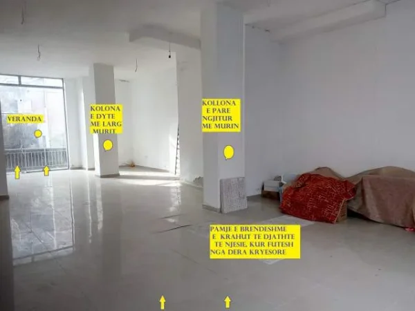 Tirane, Okazion! Shitet Ambjent Biznes / Njësi,kat 0, Pallat Ri 6-kat,sip.97m², Cmim 100'000€ i padiskutushë, rr.Sh.Kuka, te TV.2000 përball Institut F.Bërthamore, Fresku, Tirane