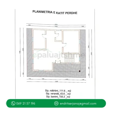 Tirane, shes Vile 2 Katshe Kati 2, 240 m² 500.000 € (Rruga Picar Vore)