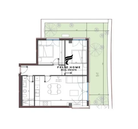 Vlore, shitet apartament 2+1 Kati 0, 87 m² 313.600 € (DHERMI)