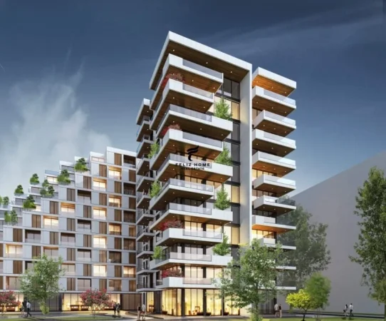 Vlore, shitet apartament 1+1 Kati 7, 12 m² 258.000 € (LUNGOMARE)