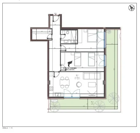Vlore, shitet apartament 2+1+Ballkon Kati 0, 118 m² 403.000 € (DHERMI)