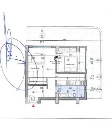 Durres, shitet apartament 1+1 Kati 1, 55 m² 140.000 € (DURRES)