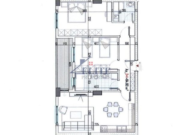 Tirane, shitet apartament 2+1+Ballkon Kati 4, 110 m² 80.453 € (Rruga Berisha)