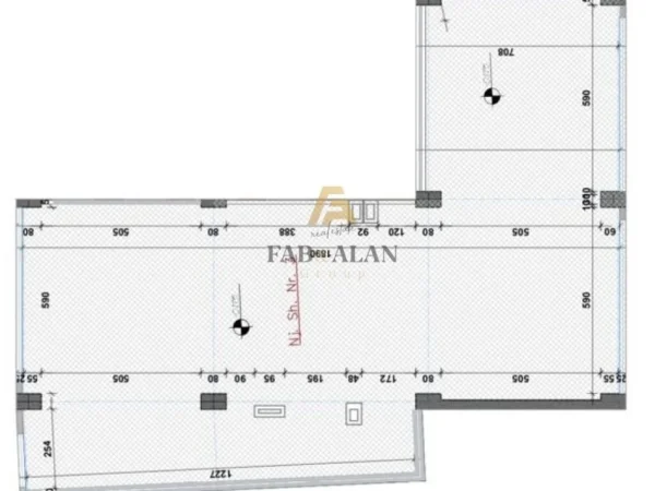 Tirane, shitet ambjent biznesi Kati 0, 208 m² 600.000 € (Prane SPAK, Ish Stacioni i Trenit)
