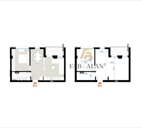 Tirane, shitet apartament 1+1 , 70 m² 95.000 € (5 Maji)