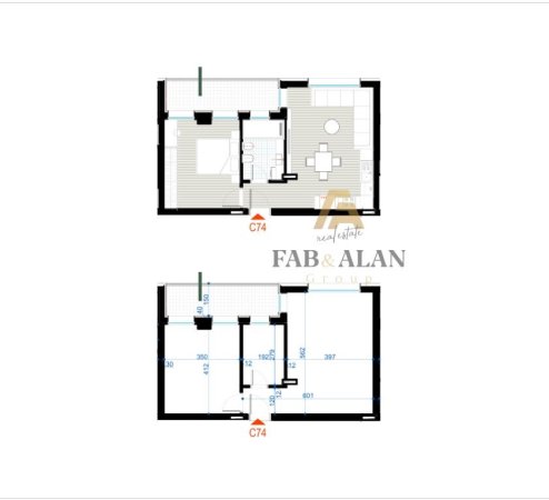 Tirane, shitet apartament 1+1 , 70 m² 95.000 € (5 Maji)