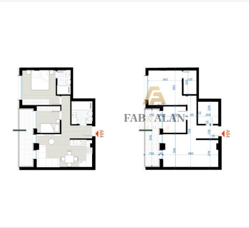 Tirane, shitet apartament 2+1 , 80 m² 113.000 € (5 Maji)