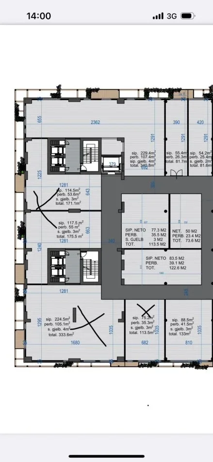 Tirane, jepet me qera ambjent biznesi Kati 2, 600 m² 10.800 € (RRUGA E KAVAJES)