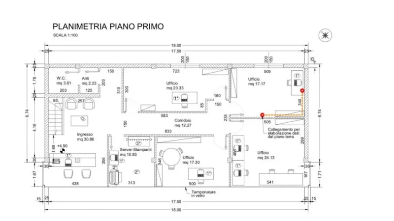Tirane, jap me qera ambjent biznesi Kati 2, 180 m² 1.800 € (Atostrada Tirane Durres)